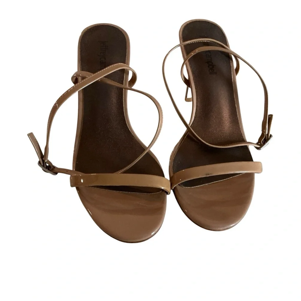 Jeffrey Campbell beige patent